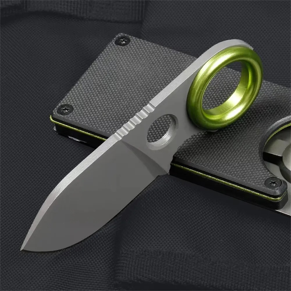 Edc Pocket Carry Fixed Blade - มีดพับใบตายขนาดเล็ก สแตนเลส พกพาสะดวก สำหรับแกะกล่อง ใช้งานกลางแจ้ง และพกพาในชีวิตประจำวัน