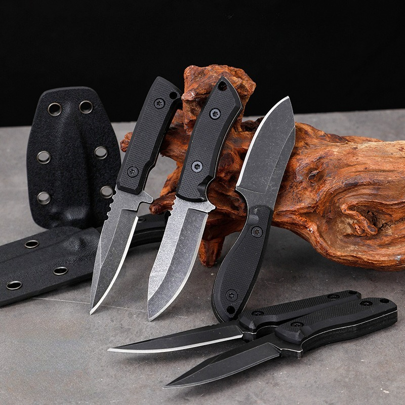 Edc Pocket Carry Fixed Blade - 5CR15 สแตนเลสขนาดเล็กใบมีดมีด G10 Handle Outdoor Camping