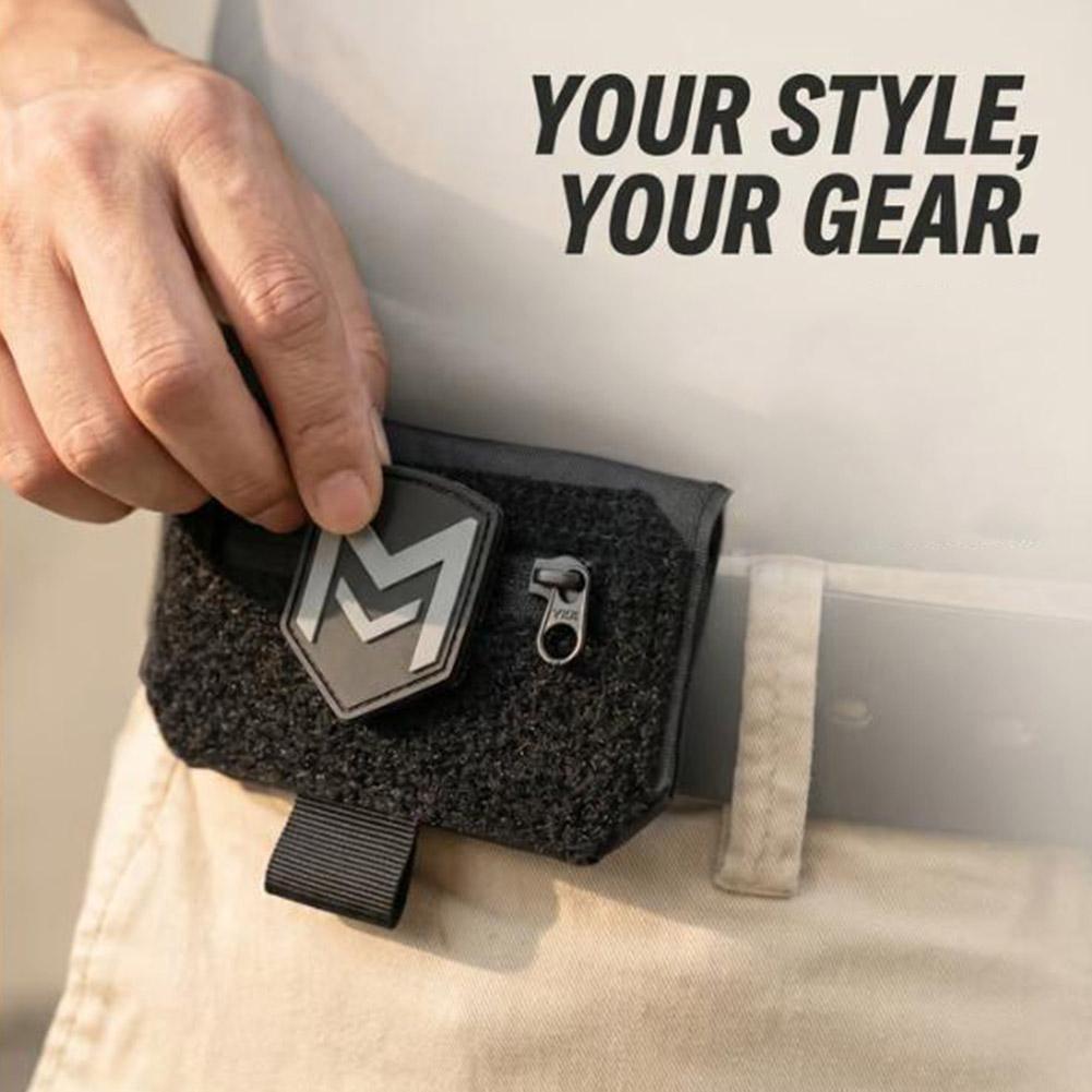 Edc Everyday Carry - กระเป๋าคาดเอวสำหรับเดินทางแบบซ่อน, เข็มขัดกันขโมยสำหรับเงินสดและบัตร, กระเป๋าคาดเอว EDC ขนาดกะทัดรัด, กระเป๋าสตางค์ยุทธวิธีเพื่อความปลอดภัย