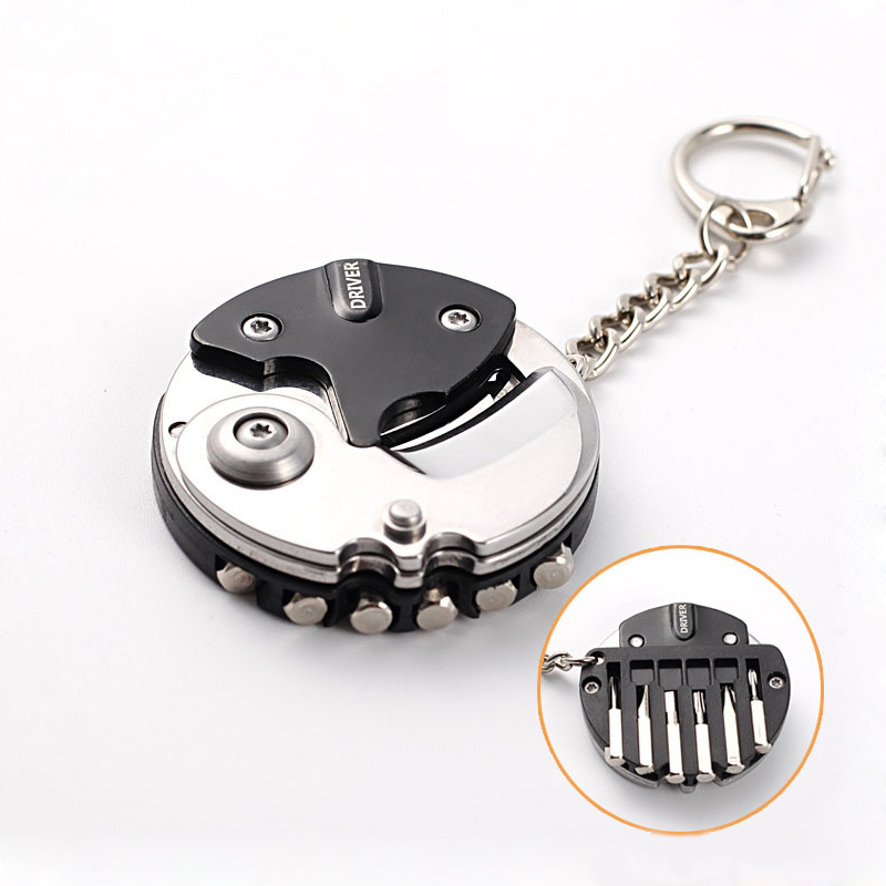 Edc Carry Pocket Knife - มัลติฟังก์ชั่นเหรียญมีดพวงกุญแจพกพากลางแจ้ง EDC Gadgets MINI Pocket ไขควง