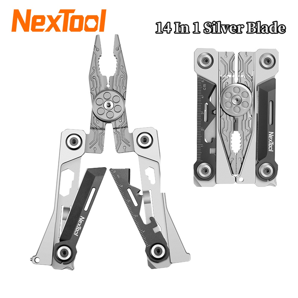 Edc Everyday Carry - Nextool 14 In 1 Silver Blade
