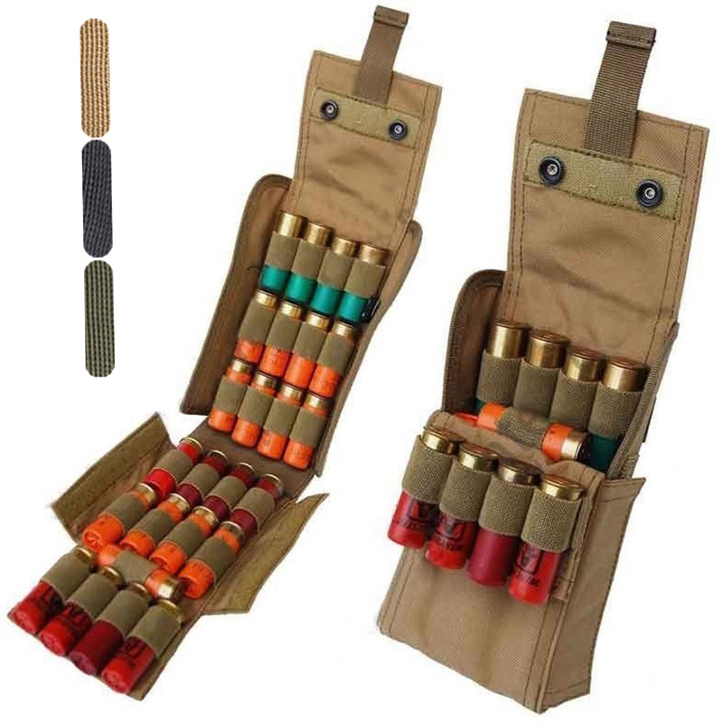 Edc Able Carry - Molle กระเป๋ายุทธวิธี25รอบซองใส่กระสุนลูกซองแบบพับได้ขนาดกะทัดรัดกระเป๋าใส่กระสุน