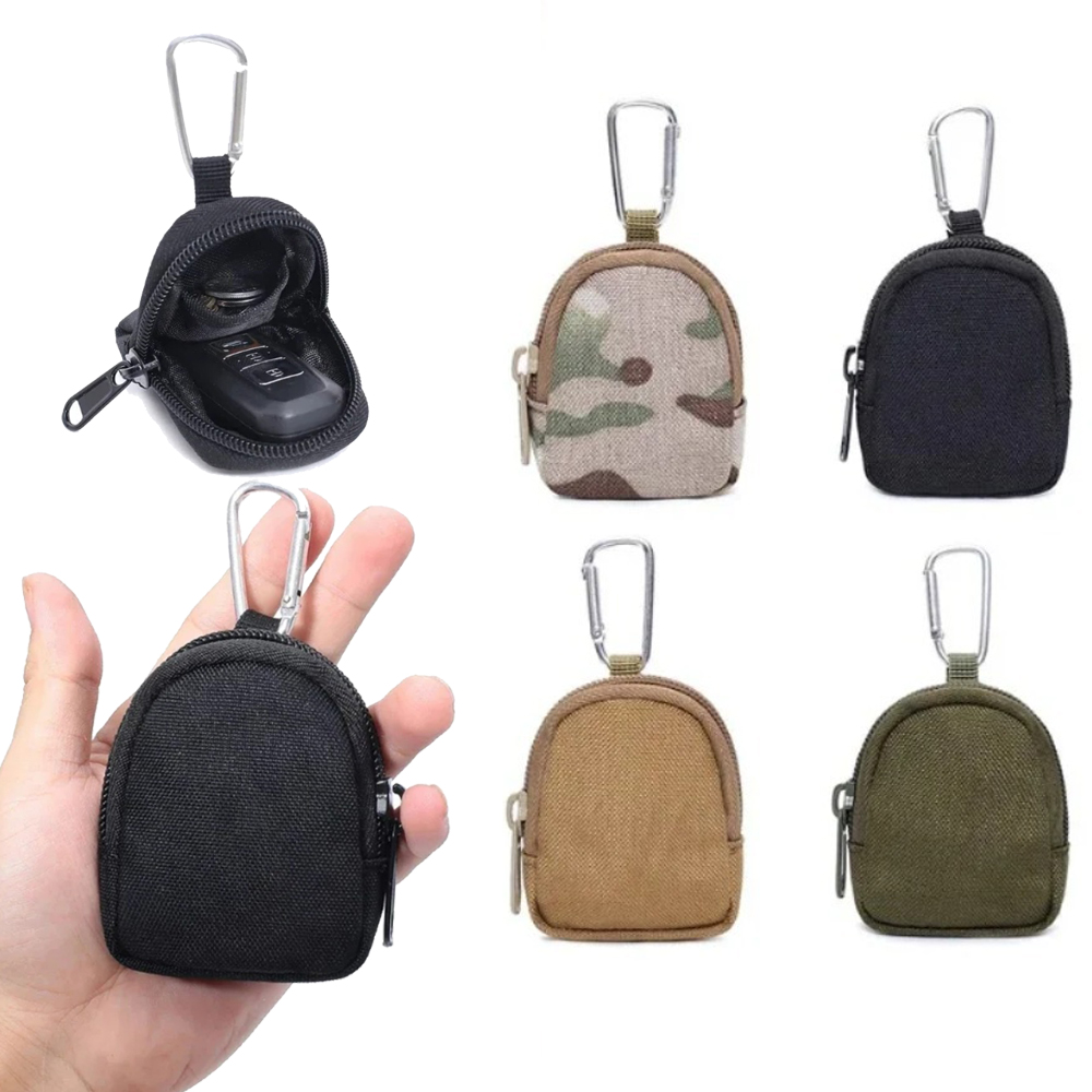 Edc Able Carry - กระเป๋าใส่กุญแจ EDC แบบยุทธวิธี กระเป๋าสตางค์ผู้ชาย กระเป๋าใส่เหรียญ กระเป๋าใส่กุญแจแบบมีซิป