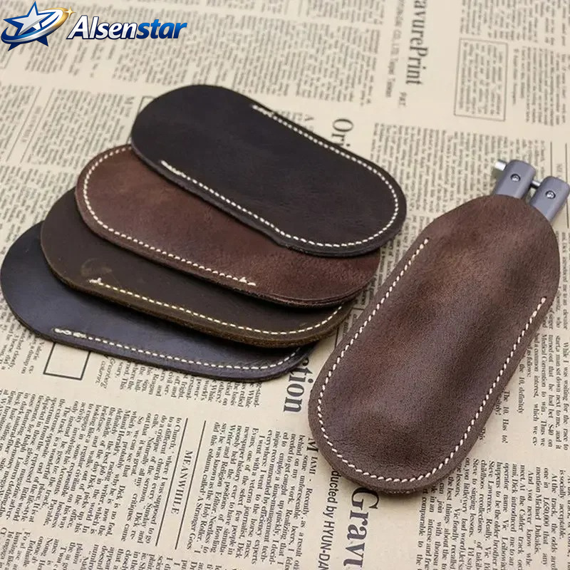 Edc Pocket Carry Fixed Blade - ซองหนังใส่มีดขนาดเล็ก ซองหนังใส่มีดพกพา EDC อุปกรณ์ตั้งแคมป์กลางแจ้ง มีดพับแบบ Butterfly