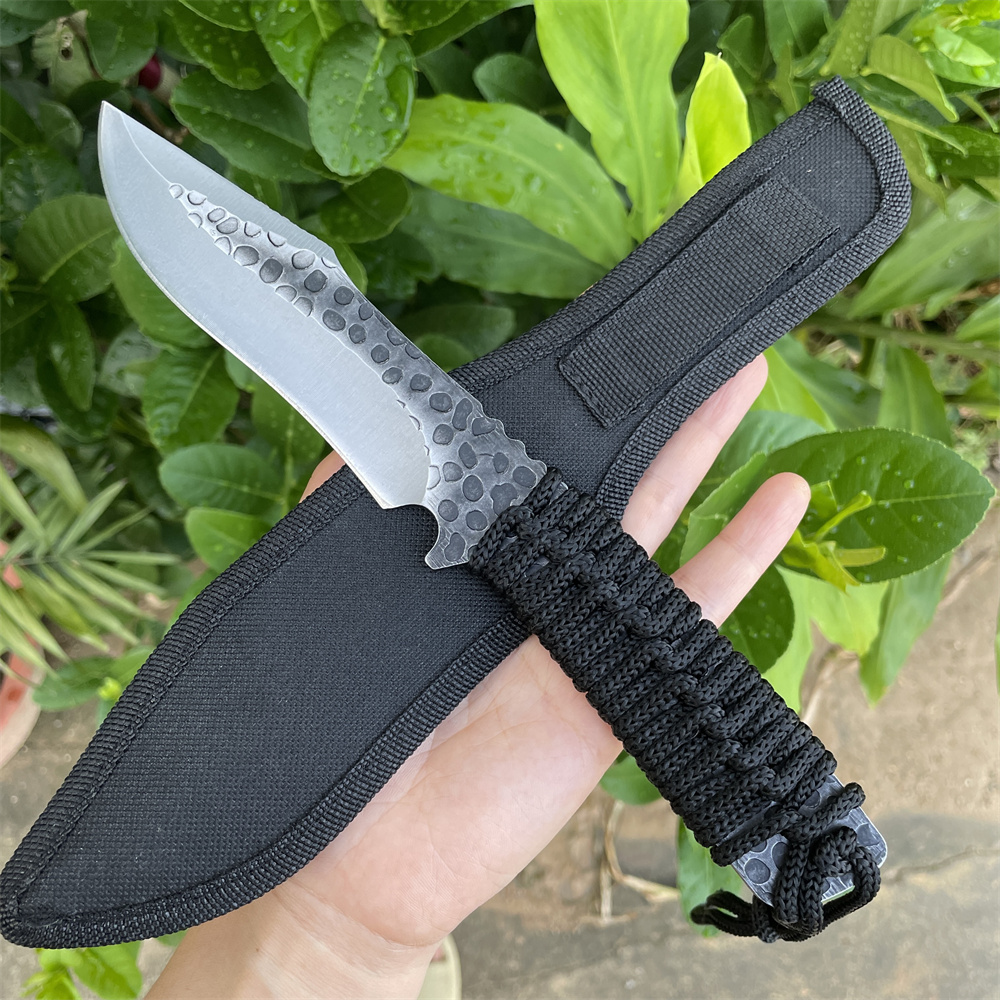 Edc Pocket Carry Fixed Blade - มีดพับใบมีดฟอร์จ 8cr13mov สำหรับกิจกรรมกลางแจ้ง เครื่องมือช่วยเหลือฉุกเฉิน อุปกรณ์ EDC