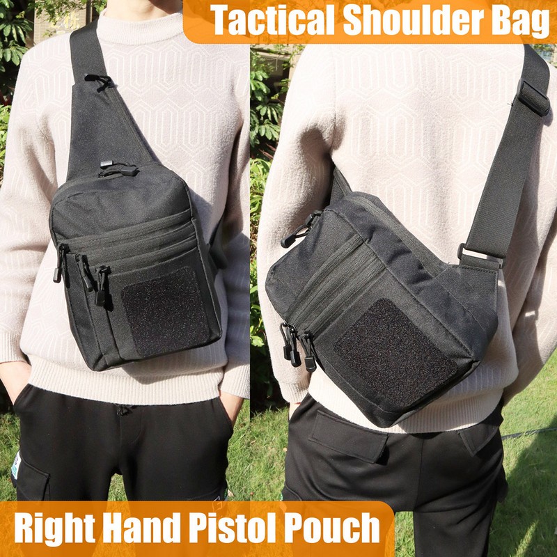 กระเป๋าคาดอกแบบยุทธวิธีใหม่ ซอ - Edc Concealed Carry Backpack บทวิจารณ์และราคา