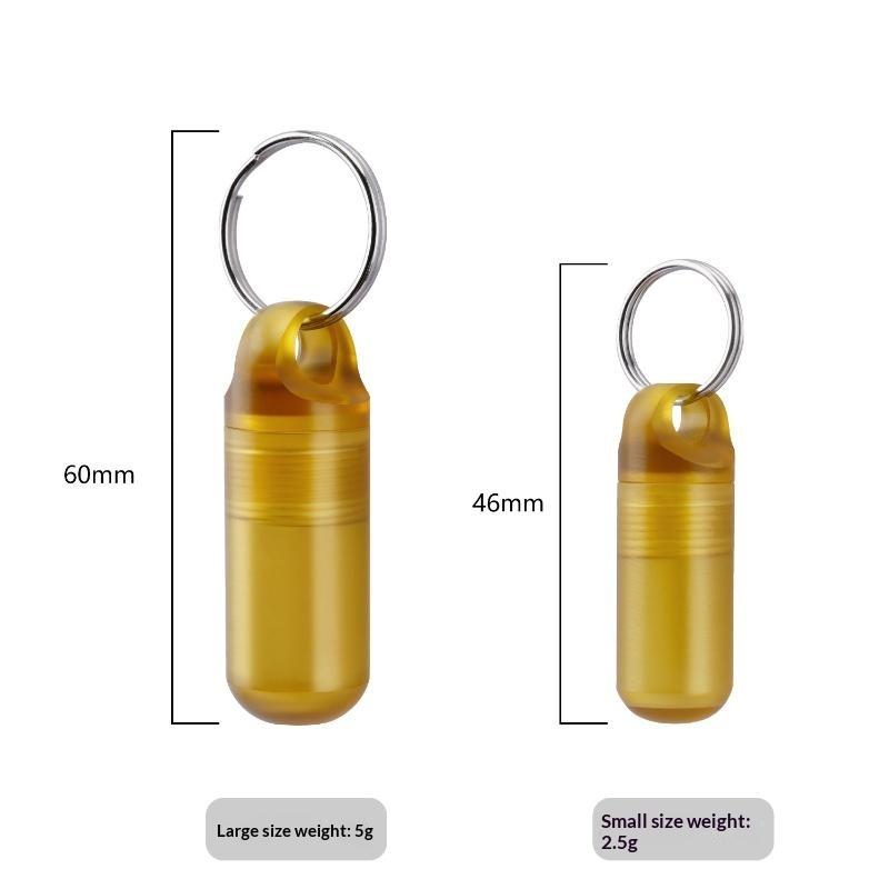 ขวดใส่ยา PEI ขนาดเล็ก กล่องเก็ - Edc Pill Carry บทวิจารณ์และราคา