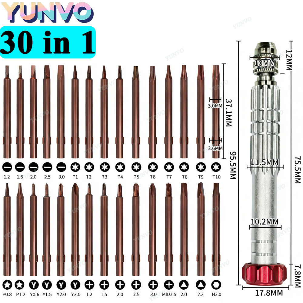 ชุดไขควงแม่เหล็กความแม่นยำสูง  - Micro Screwdriver Kit บทวิจารณ์และราคา