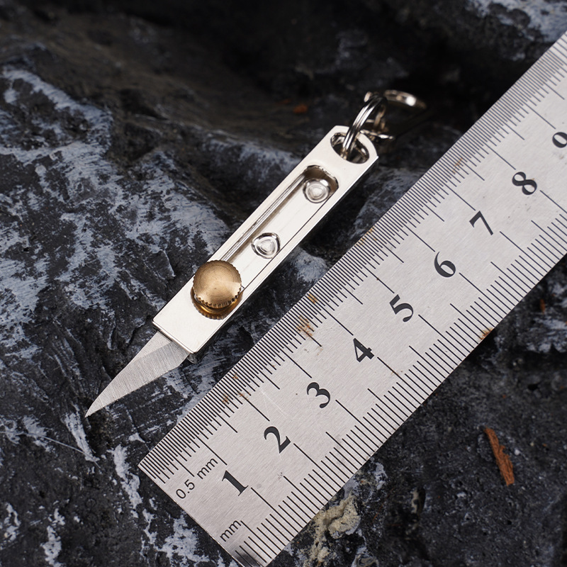 มีดพกพาขนาดเล็กสแตนเลสแบบพวงกุ - Edc Carry Pocket Knife บทวิจารณ์และราคา