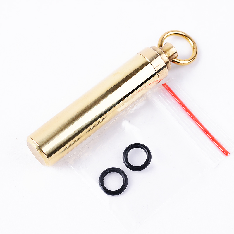 กล่องใส่ยาแคปซูลกันน้ำทำจากทอง - Pill Fob Capsule บทวิจารณ์และราคา